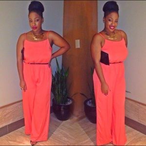 Gianni Binni Orange Jumpsuit